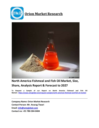 North America Fishmeal and Fish Oil Market Trends, Size, Competitive Analysis an