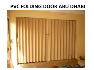 PVC Folding Door Abu Dhabi