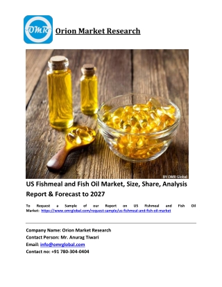 US Fishmeal and Fish Oil Market Trends, Size, Competitive Analysis and Forecast