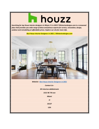 Best Houzz Interior Designers in 2021  Dltinteriordesigns.com