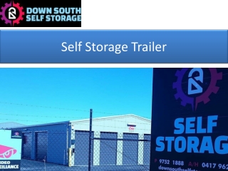 Self Storage Trailer