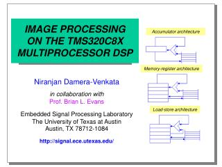 IMAGE PROCESSING ON THE TMS320C8X MULTIPROCESSOR DSP