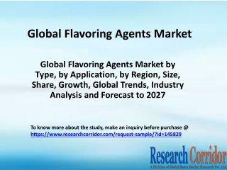 Global-Flavoring-Agents-Market