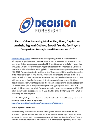 Global Video Streaming Market.docx