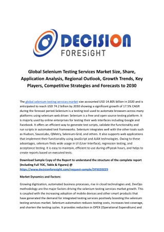 Global Selenium Testing Services Market.docx