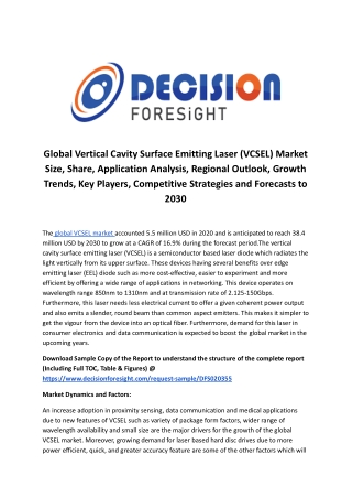 Global Vertical Cavity Surface Emitting Laser (VCSEL) Market.docx