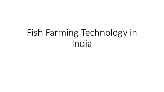 Aquaculture in India | Aquaculture Fish Farms with Latest Technology