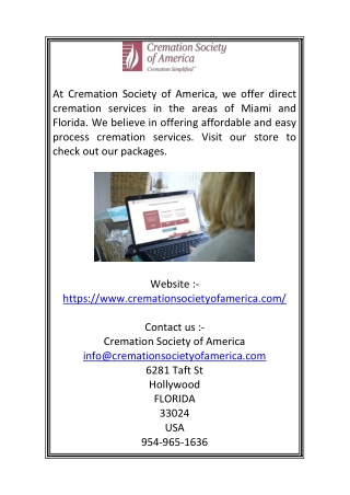 Cremation Service in Miami and Florida
