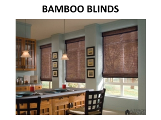BAMBOO BLINDS