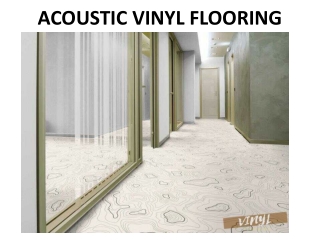 ACOUSTIC VINYL FLOORING
