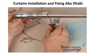 Curtains Installation and Fixing Abu Dhabi