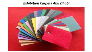 Exhibition Carpets Abu Dhabi