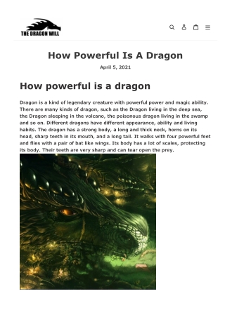 How Powerful Is A Dragon