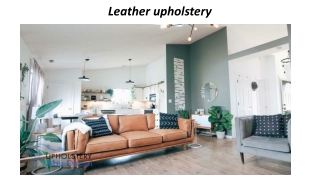 Leather Upholstery