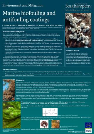 Marine biofouling and antifouling coatings