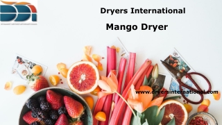 Mango Dryer