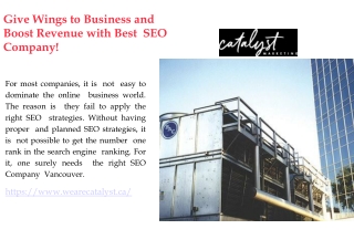 Business with Best SEO Company Vancouver!