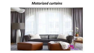 Motorized curtains