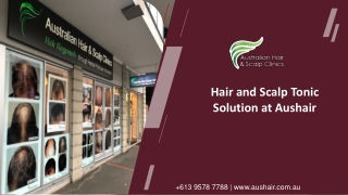 Hair And Scalp Tonic Solution