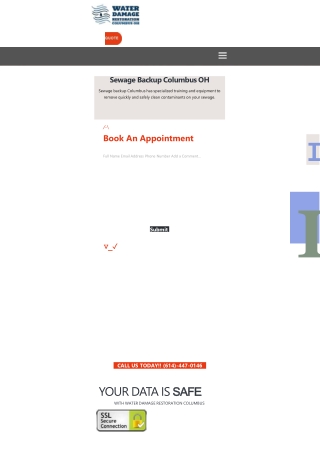 Sewage Backup Columbus PPT