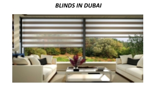 BLINDS IN DUBAI
