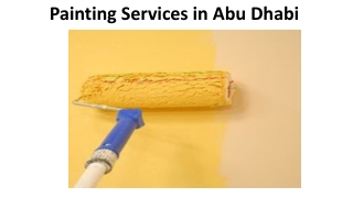 Painting Services in Abu Dhabi