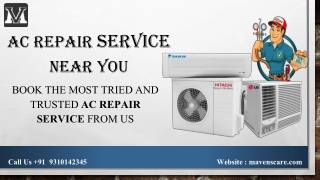 Book the most tried and trusted AC Repair Service from us