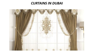 CURTAINS IN DUBAI