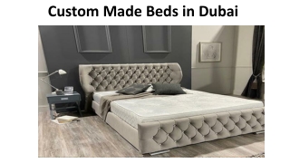 Custom made beds in Dubai