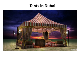 Tents in Dubai