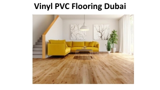 Vinyl PVC Flooring Dubai