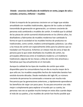 Oviedo - anuncios clasificados de mobiliario en venta, juegos de sala y comedor, armarios, chifonier – muebles-converted