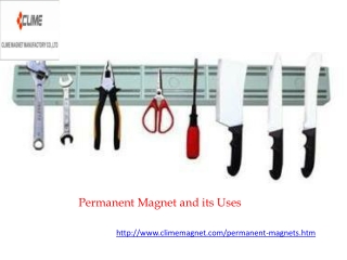 Permanent Magnet and its Uses