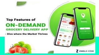 Top Features of On-Demand Grocery Delivery App – Dive where the Market Thrives