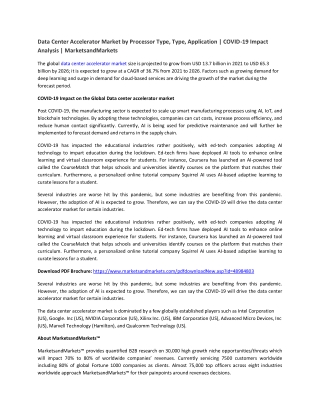 Data Center Accelerator Market
