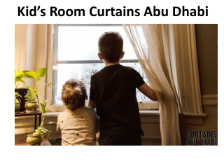 Kid’s Room Curtains in Abu Dhabi