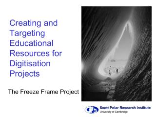 The Freeze Frame Project