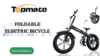 TopMate Foldable Electric Bicycle