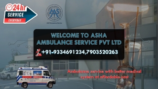 Get the cheapest and best medical Road Ambulance Service |ASHA