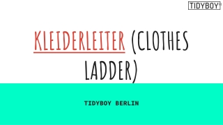 Designer Kleiderleiter