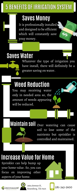 5 Benefits of Irrigation System