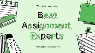 Best Assignment Experts (1)