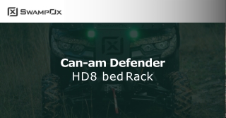 Select best Can-am Defender HD8 bed Rack at SwampOx