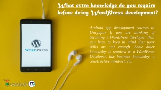 WordPress development courses in Durgapur