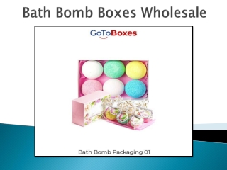 Bath Bomb Boxes Wholesale