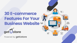 30 E-commerce Features For Your Business Website