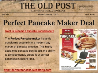 Perfect Pancake Pan Review