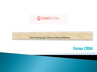 Forex Trading App | Forex Trading Platform