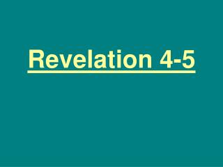 Revelation 4-5