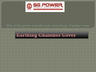 Earthing Chamber Cover at a reasonable price!